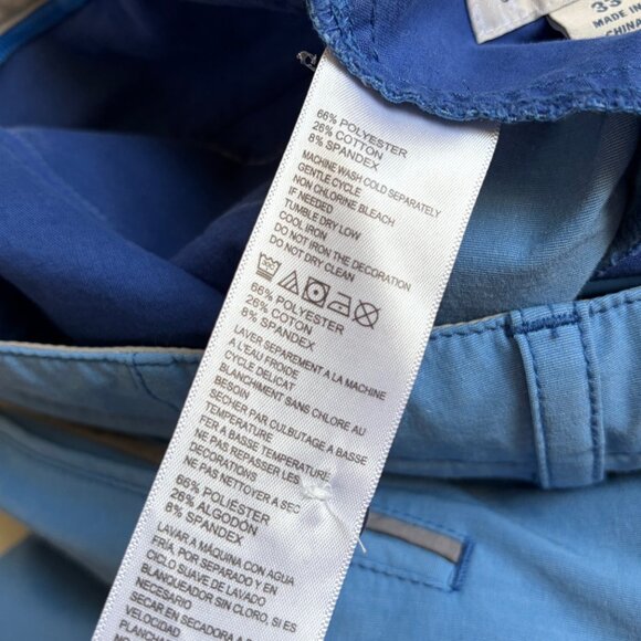 Tommy Bahama Chip and Run 10" Shorts (Buccaneer Blue) - Size 33 - Picture 6 of 7